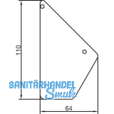THYSSENKRUPP Syprotech Wandanschlussdeckel Easyline, Alu blank