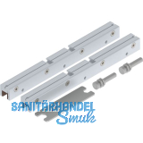 SOLIDO 100/HELM 140 Glasklemmst�ck-Set ESG/VSG 8-10,76 mm silber