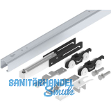 HELM 53 Beschlagset Decke Holz 50 kg Laufschiene L=1700 mm 1 D�mpfung silber