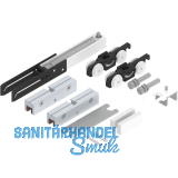 HELM 53 Beschlagset Glas 50 kg ohne Laufschiene 1 D�mpfung