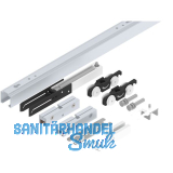 HELM 53 Beschlagset Decke Glas 50 kg Laufschiene L=1700 mm 1 D�mpfung silber