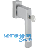 HOPPE Fenstergriff TOULON Sperrzylinder, VK 32-42 mm, Aluminium edelstahlfarbig