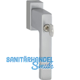 HOPPE Fenstergriff TOULON Sperrzylinder Secustik, VK 32-42 mm, Edelstahl Effekt