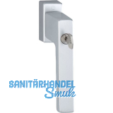 HOPPE Fenstergriff TOULON Sperrzylinder TBT, VK 7x43 mm , silber eloxiert