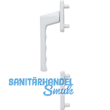 HOPPE Fenstergriff-Halbgarnitur TOULON au�en hoch, Aluminium wei�