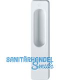 HOPPE Hebeschiebet�rmuschel OMEGA au�en eckig, Aluminium wei�