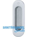 HOPPE Hebeschiebet�rmuschel OMEGA au�en oval, Aluminium silber eloxiert