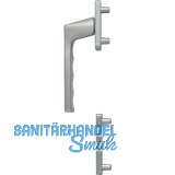 HOPPE Fenstergriff-Halbgarnitur TOULON au�en hoch, Aluminium Edelstahl Effekt