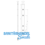GU Anschlusseinheit zu Falzhebelgetriebe, Secury Automatic 270 mm,oben,universal