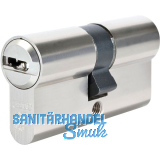 ABUS Einbaudoppelzylinder X12R, verschiedensperrend, 45/65, vernickelt matt