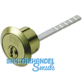 WINKHAUS Au�enzylinder AZ 27/A10 EVVA Riegelschloss verschiedensperrend Messing