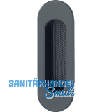 HOPPE Hebeschiebet�rmuschel oval, Aluminium schwarz matt