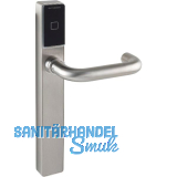 DORMAKABA Langschildbeschlag evolo smart c-lever pro, SL1, U-Drücker, Edelstahl DORMAKABA Langschildbeschlag evolo smart c-lever pro, SL1, U-Drücker, Edelstahl