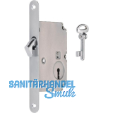 HOPPE Schiebet�rschloss mit Bogenriegel, BB, DM 50, rund, verchromt satiniert