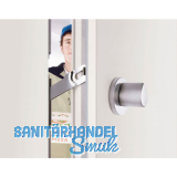 WINKHAUS Knauf mit Rosette f�r T�rw�chter, Edelstahl matt