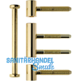 Einbohrband 3-tlg. Typ 335 � 15 mm, Stahl vergoldet