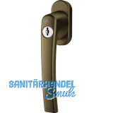 ROTO Fenstergriff ROTOLINE - Sperrzylinder, 100 Nm, Aluminium bronze eloxiert