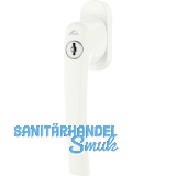 ROTO Fenstergriff ROTOLINE - Sperrzylinder, 100 Nm, Aluminium wei�