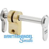 Blindzylinder 1539 PZ, vernickelt matt, verstellbar 52-94 mm