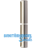 SOLIDO Aufsteckh�lsen, flachrund, Band � 16 mm, Kunststoff vernickelt matt