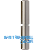 SOLIDO Aufsteckh�lsen, flachrund, Band � 20 mm, Kunststoff vernickelt matt