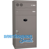 RENZ Paketkasten QUBO - XL, mit Sprechfeld, Graualuminium