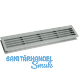L�ftungsgitter f�r Zimmert�ren 454 x 90 mm TS 35-45 mm Kunststoff grau