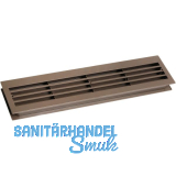 L�ftungsgitter f�r Zimmert�ren 454 x 90 mm TS 35-45 mm Kunststoff braun
