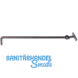 Aufspreizstangen gerade, 450x8 mm, Stahl blank