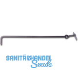 Aufspreizstangen austragend, 450x8 mm, Stahl blank