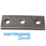 Schlie�blech f. Aufspreizstangen, 16 x 53 mm, Loch � 9 mm, Stahl blank