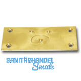 Riegelschlie�blech mit gefedertem Verschluss, 78 x 34 mm, Messing blank