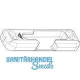 ROTO NT/NX Kipplager Holz Eurofalz 24 mm 13V rechts Zink mit Bohrzapfen