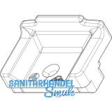 ROTO NT/NX Mittelschlie�er verdeckt K/A/P Fl�gelteil Nr. 14 grau (331485)