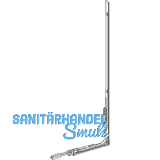 ROTO NT/NX Rundbogen-Bauteil senkrecht L= 420 mm mit Eckumlenkung silber