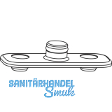 ROTO NT/NX Rahmenteil Holz mit Bohrzapfen zu Feststellschere/Drehbegrenzer