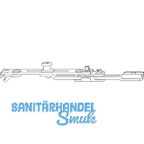 ROTO NT/NX Getriebeanschluss Kippfenster 1V silber