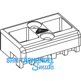 ROTO NT/NX Schlie�st�ck 2-flg. f�r Kantriegel KBE/K�MMERLING/TROCAL 13V Zink