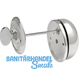 SOLIDO Drehknopfglocke � 65 mm, T�rst�rke max. 56 mm, Stahl vernickelt