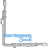ROTO NT/NX Eckumlenkung Stulp unten 1V-Zapfen f�r 2-flg. Fenster silber
