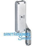 Falttortreibriegel, Hub 29, 180 x 60 x 22 mm, rechts, verzinkt