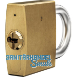 WINKHAUS Vorhangschloss keyTec N-Tra gleichsperrend B�gelh�he 28 mm Messing