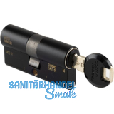 DORMAKABA Einbaudoppelzylinder expert plus, gleichsperrend, 75/75 schwarz
