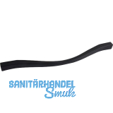 M�belgriff Fluid LA 192/224 mm, Breite 236 mm, ZN schwarz matt lackiert