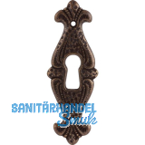 Schl�sselschild Faial Breite 25 mm, H�he 70 mm, ZN altmessing br�niert