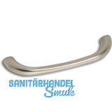 Griff Limnos LA 128 mm, Breite 140 mm, Zinkdruckguss vernickelt matt