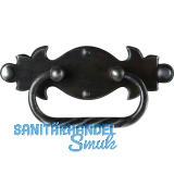 H�ngegriff Forger ohne Schl�sselloch LA 40 mm, Breite 115 mm, Eisen altverzinnt