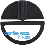 Klappgriff Trapani � 64 mm, Zinkdruckguss schwarz matt