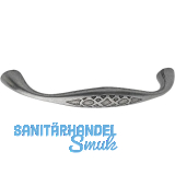 Griff Djerba LA 128 mm, Breite 147 mm, Zinkdruckguss verzinnt antik