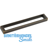 Griff Cubico LA 192 mm, Breite 201 mm, ZN antik braun